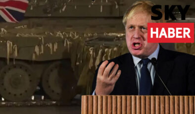 İngiltere Başbakanı Johnson tankların önünden seslendi: Putin iki şeyi yanlış hesapladı