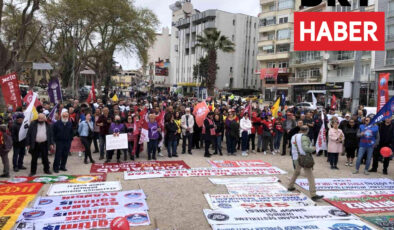 Gezi Davası ile ilgili sloganlara kızan Türk-İş üyeleri Sinop’taki 1 Mayıs kortejini terk etti